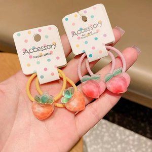 Children's rubber band cute head rope